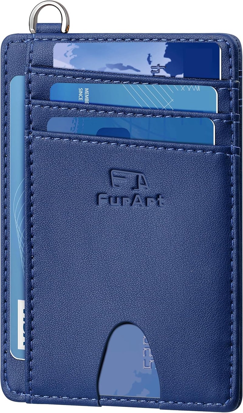 FurArt Slim Minimalist Wallet, Front Pocket Wallets, RFID Blocking, Credit Card Holder for Men - Image 1
